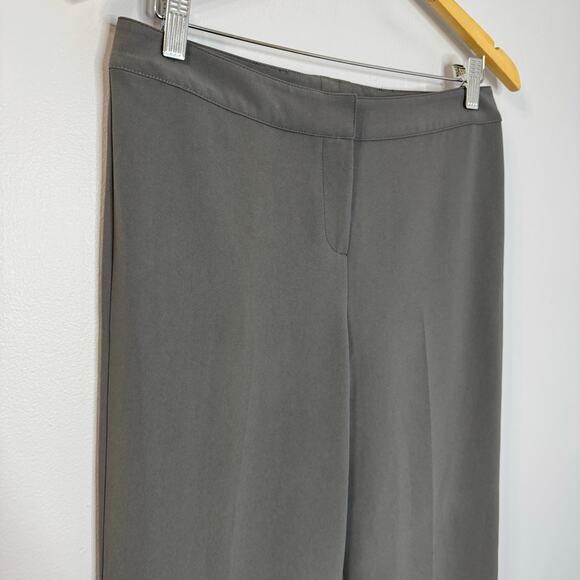 St. John Women’s Trousers Dress Pants Flat Front Career Office Women's 4 Grey - Picture 4 of 7